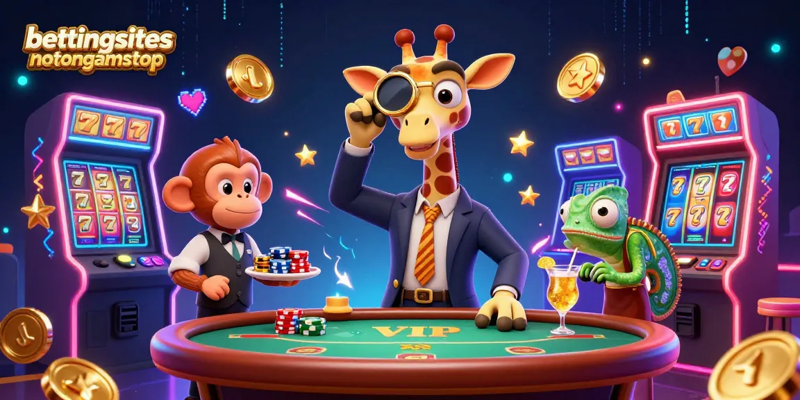 Bettors enjoying slot games at bettingsitesnotongamstop with vibrant scenes and interactive elements.