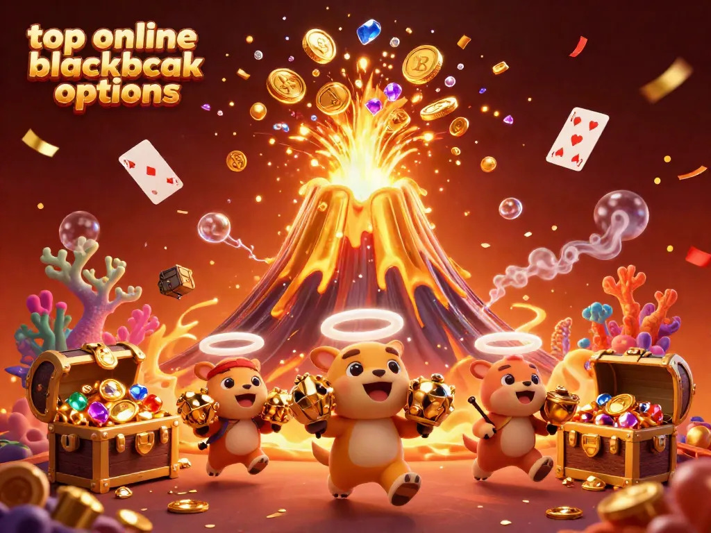 Experience thrilling wins with top online blackjack options in a vibrant casino atmosphere filled with treasures.
