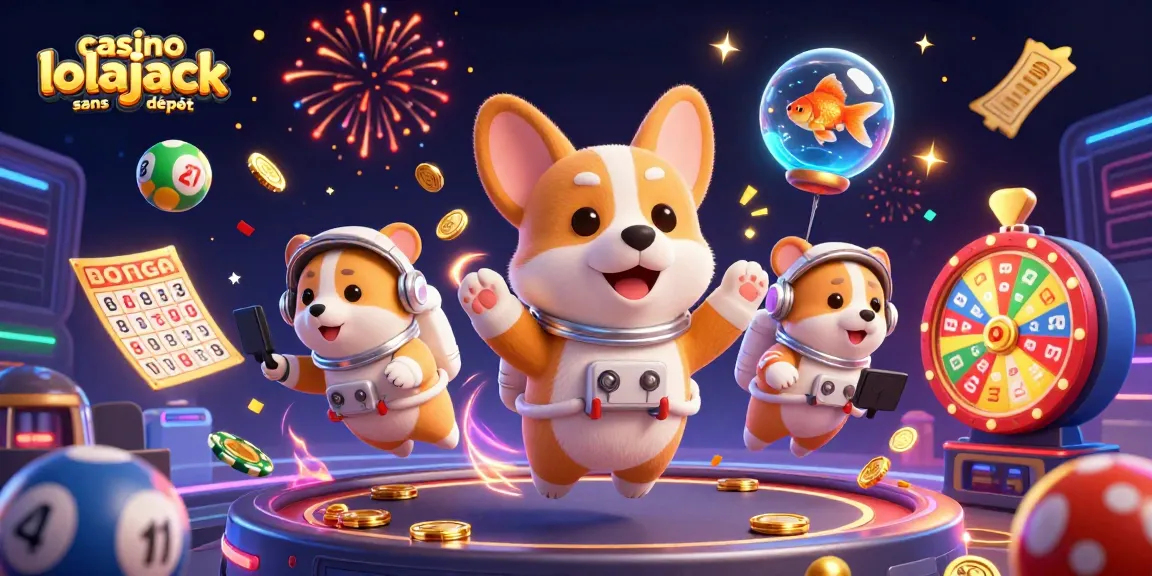 Experience excitement at the casino lolajack sans dépôt with vibrant games and dynamic visuals in space.