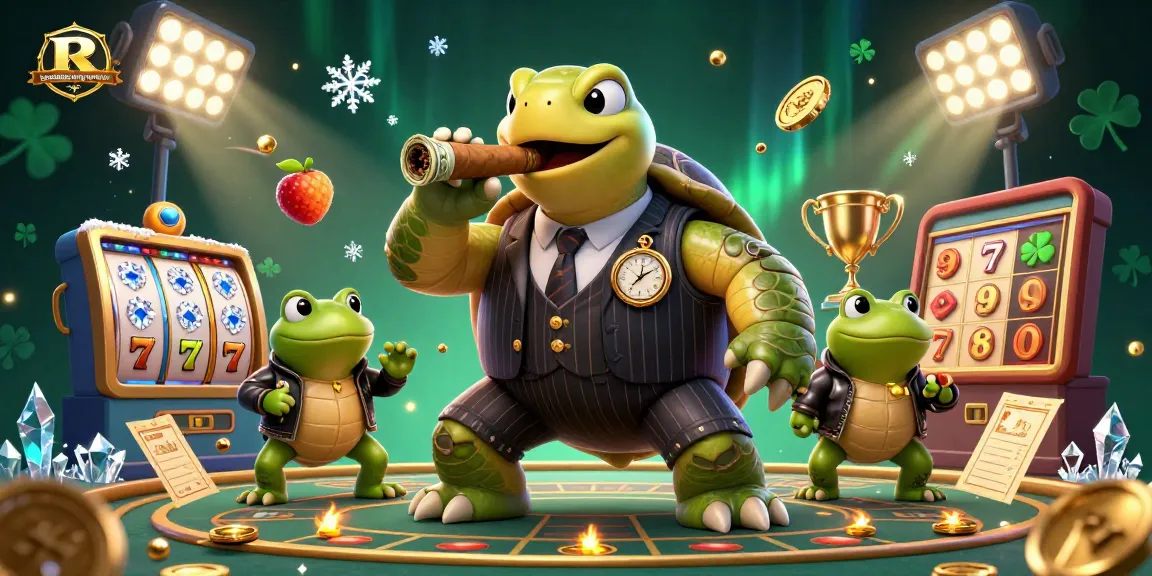 Experience big wins with rosalindinnovations in this lively casino scene featuring slot reels and vibrant characters.