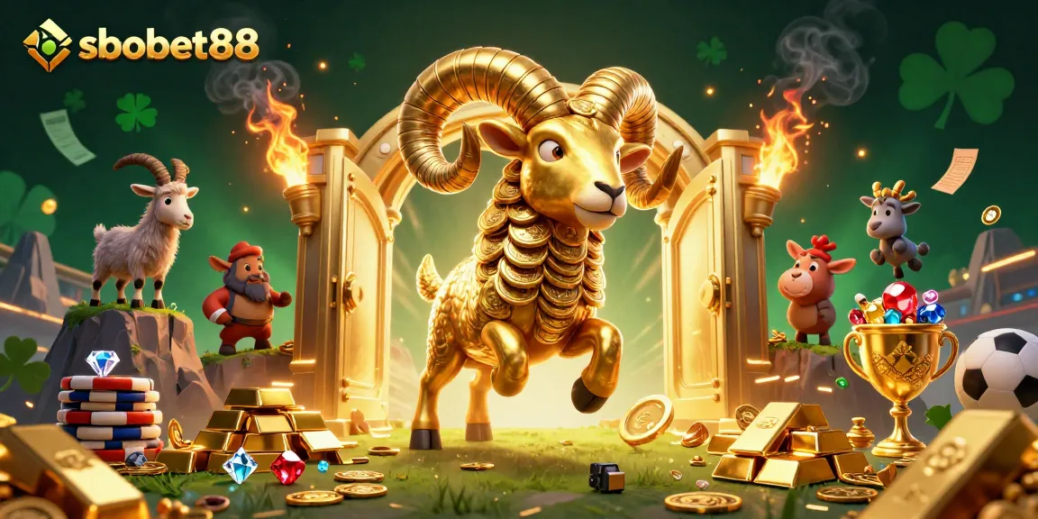 Experience thrilling sports interactions with sbobet88 featuring golden elements and dynamic game action.