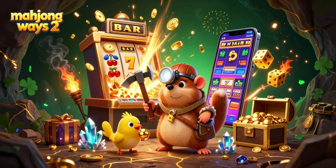 Experience the excitement of mahjong ways 2 with this dynamic scene of treasure hunting and casino thrills.