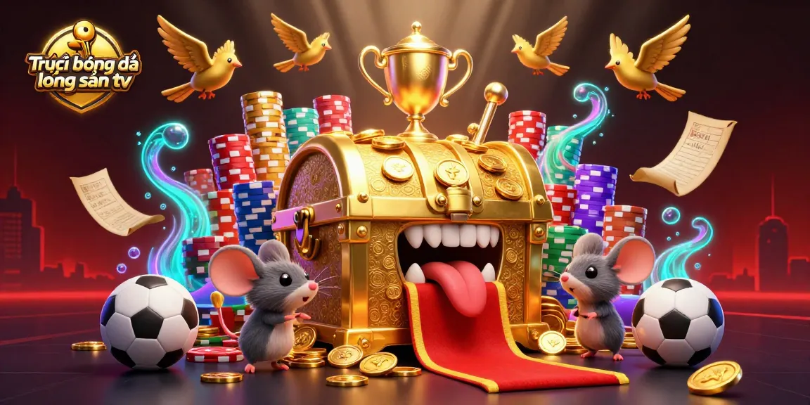 Trực tiếp bóng đá lương sơn tv captures the excitement of sports betting with vibrant illustrations.