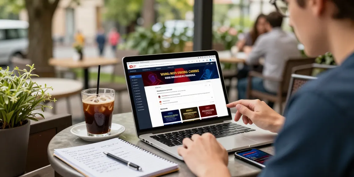 legalne kasyno online w polsce: analizowanie ofert w przyjemnej kawiarni.