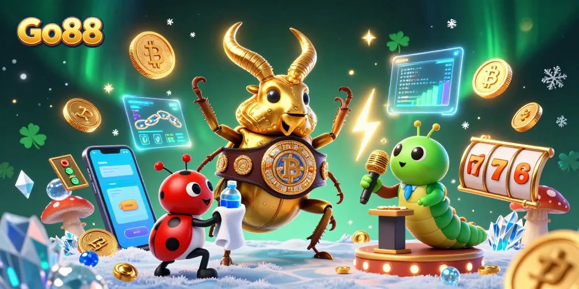 Engage in exciting gameplay at Go88 with a vibrant 3D casino scene featuring a unique fighting theme.