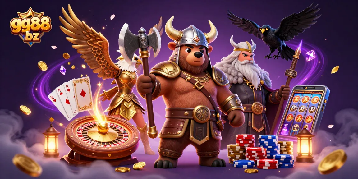 Win big at gg88 bz with exciting games and vibrant visuals showcasing epic characters.