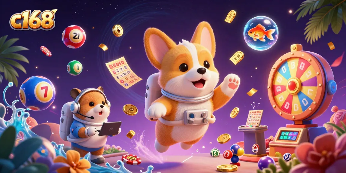 Engage with c168's vibrant casino scene showcasing dynamic lottery elements and thrilling gameplay.