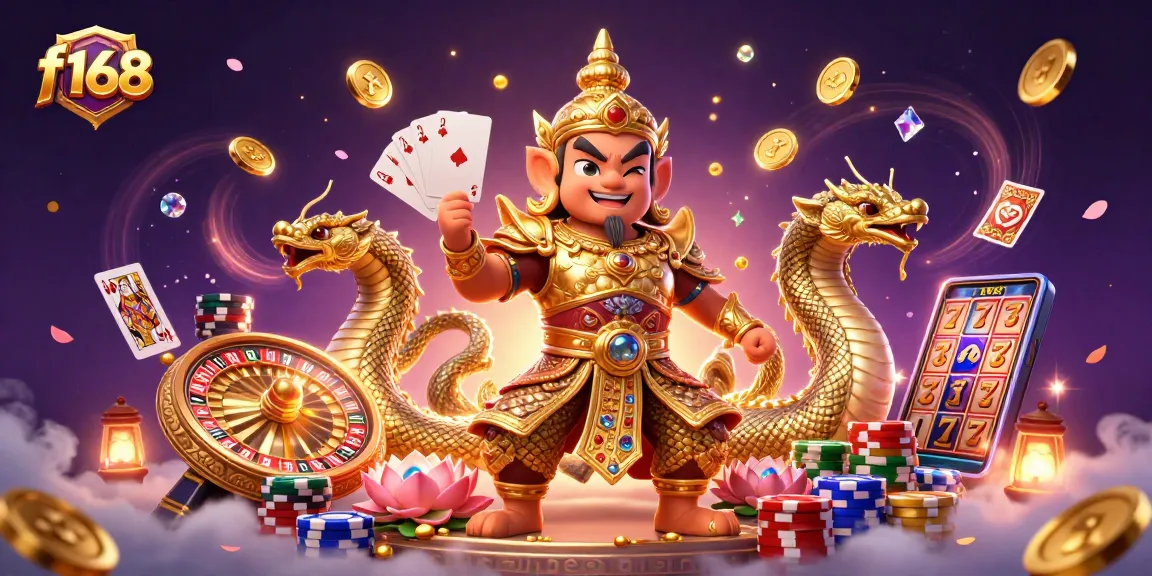 Experience the thrill of winning at f168 with vibrant casino elements and dynamic gameplay.