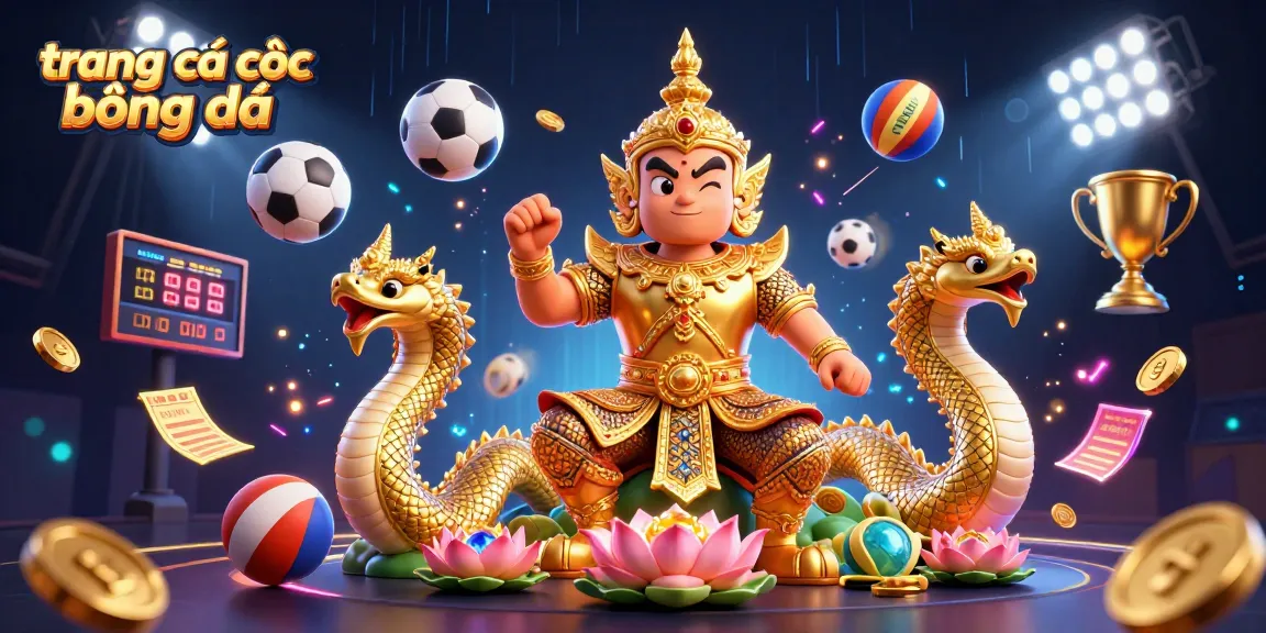 Engage with trang cá cược bóng đá in a vibrant 3D scene showcasing dynamic betting action and sports excitement.