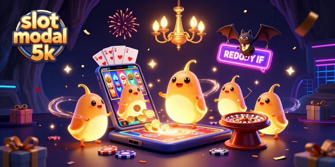 Engage with slot modal 5k as glowworms illuminate a vibrant cave casino scene filled with games and celebration.