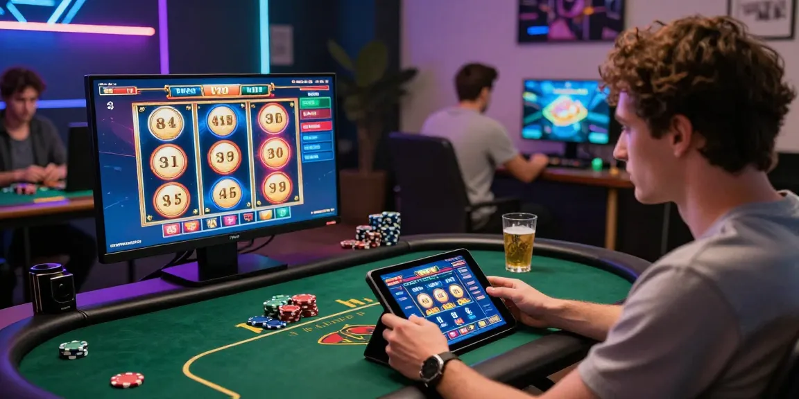 Engaged players enjoying an online gaming session at ok8386.guide, highlighting virtual casino excitement.
