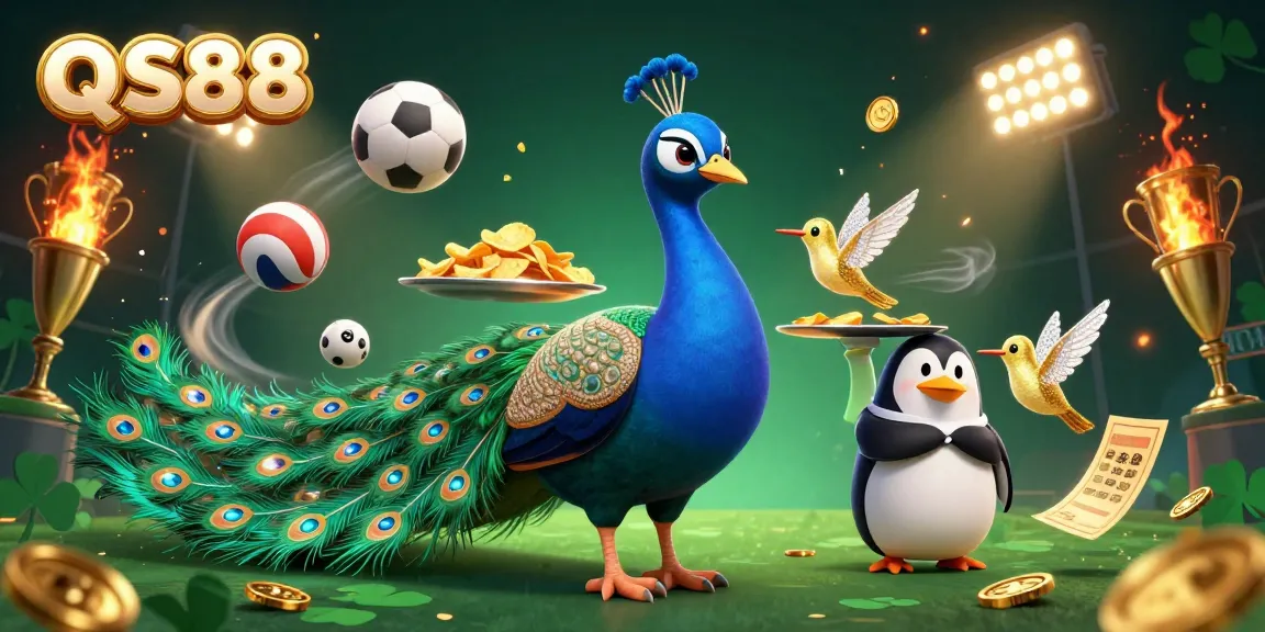 Engage with the vibrant world of QS88 sports betting, featuring dynamic 3D characters amidst thrilling game elements.