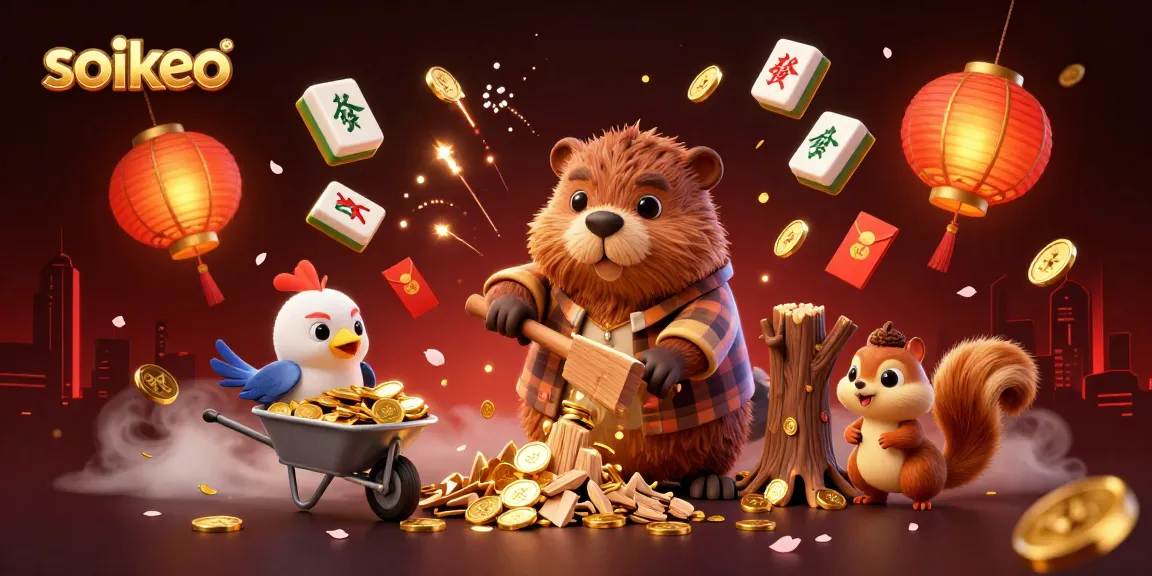 Engage with soikeo for exciting betting action, illustrated by a playful scene of winning characters.