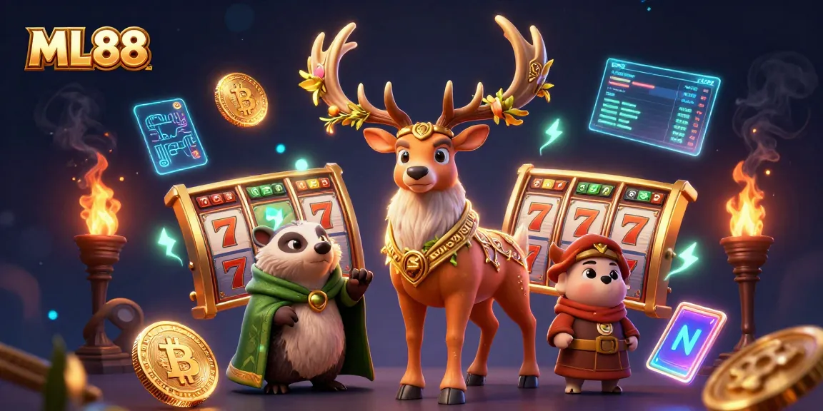 Experience thrilling gameplay at ML88 with immersive 3D illustrations of the casino environment.