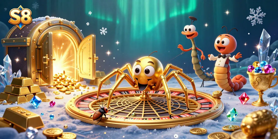 Experience the thrill of S8 with a vivid casino scene showcasing action-packed betting and vibrant game designs.